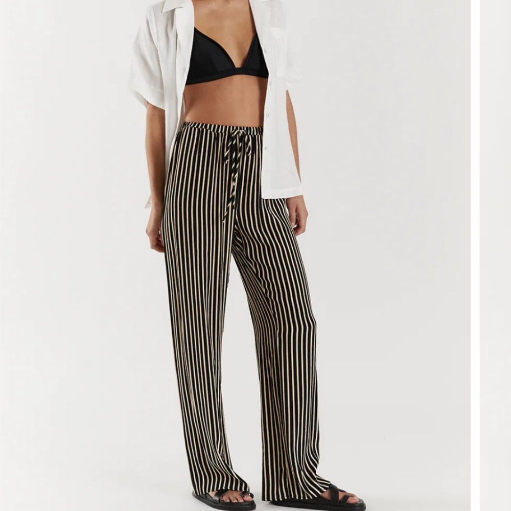 DISSH - RORY STRIPE DRAWSTRING PANT